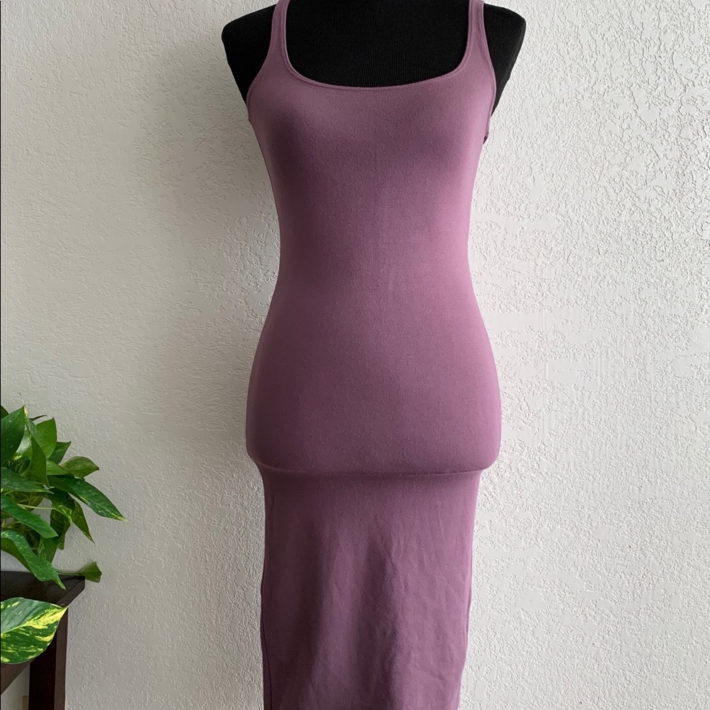 Purple Midi Dress